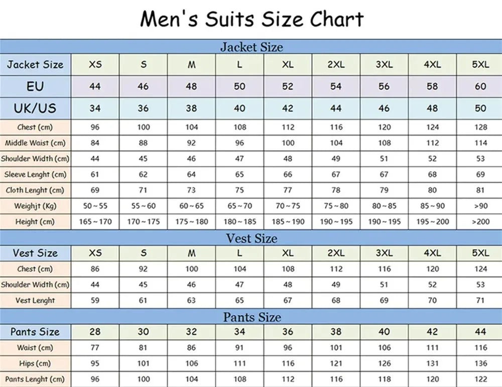 Luxurious Champagne Men's Suit Set 2PCS For Wedding Formal Single-Breasted Business Men's Suit Set Stylish Office Men's Suit Set