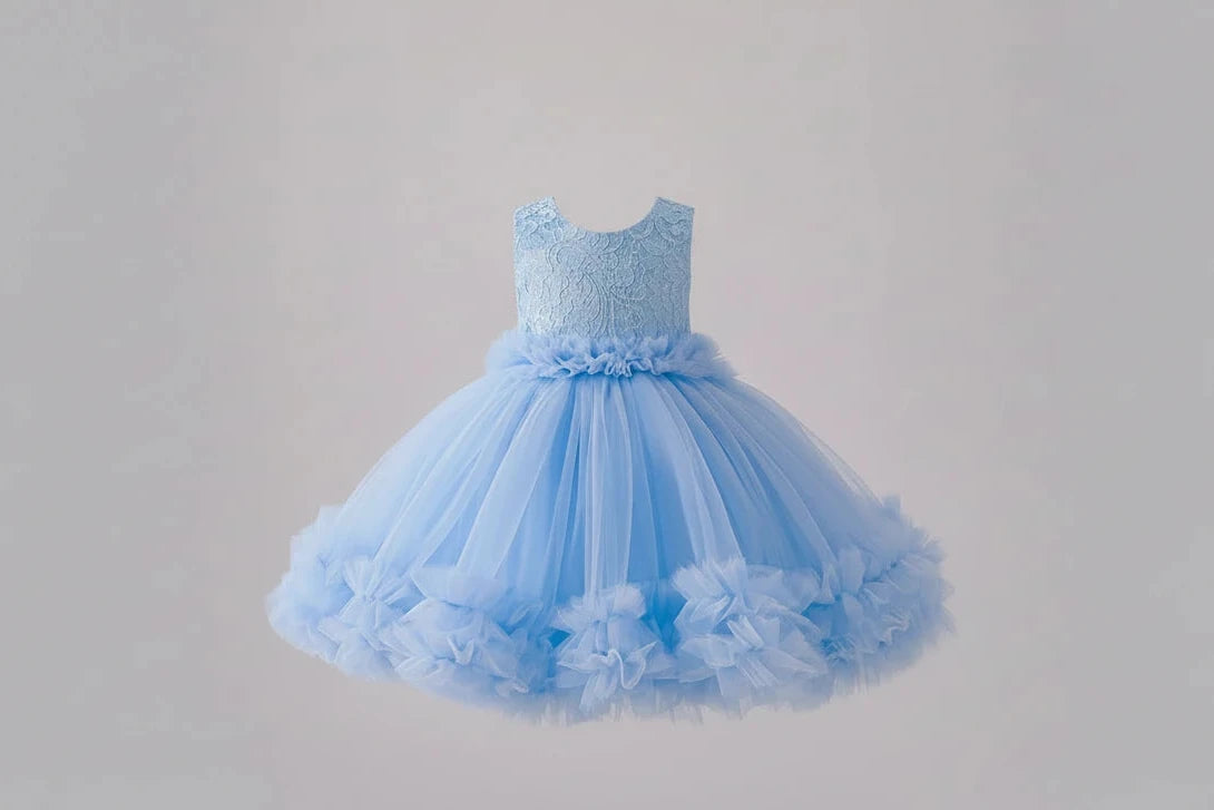 Girls Princess Dress – Elegant Party & Wedding Dress for Kids