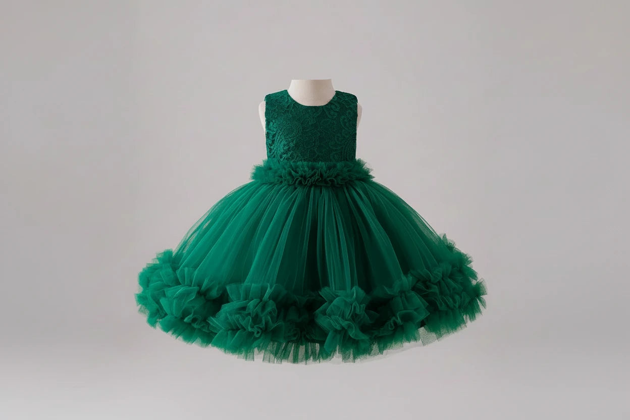 Girls Princess Dress – Elegant Party & Wedding Dress for Kids