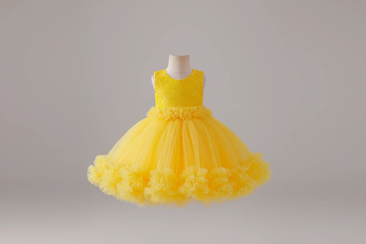 Girls Princess Dress – Elegant Party & Wedding Dress for Kids