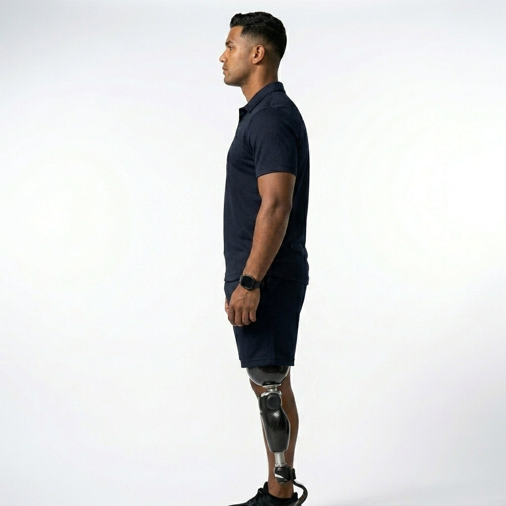 Men's Summer Polo Shirt Set, Casual Sports Versatile Slim Fit Short Sleeve Fashion Two-Piece Outfit